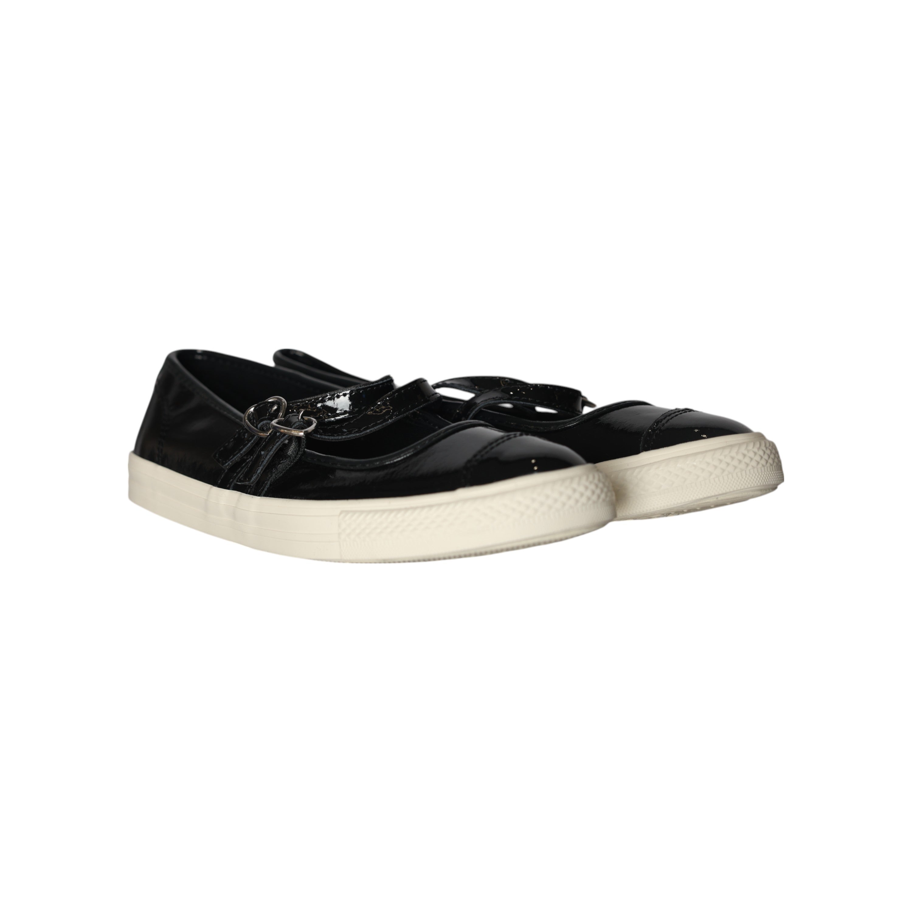 Converse Slip On Dainty Mary Jane Black-Silver
